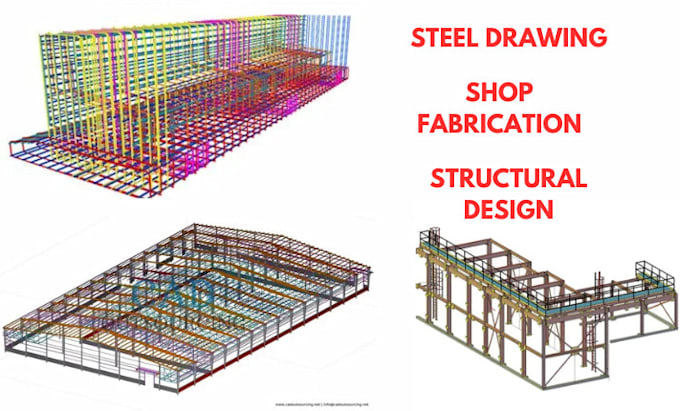 Gig Preview - Do advance steel fabrication and shop drawing, structure design in 2d or 3d