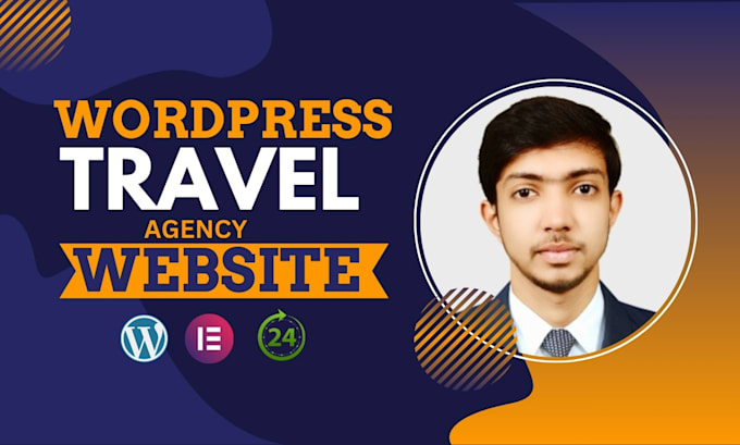 Gig Preview - Build wordpress travel agency or agency website using elementor pro