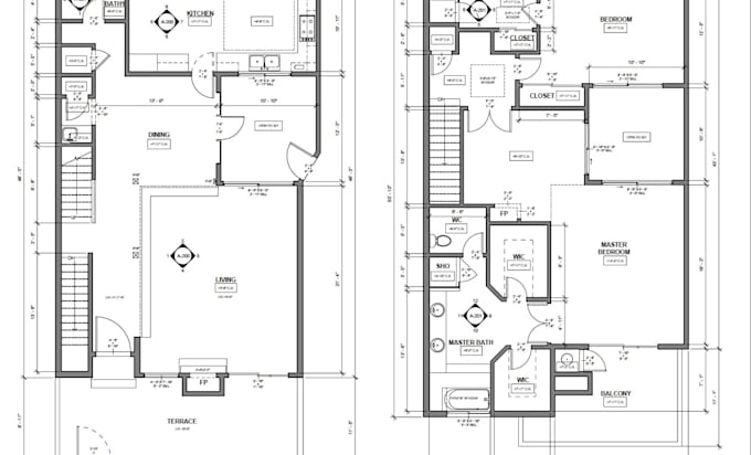 Gig Preview - Draw house plans, architectural planning, floor plans, cad drawings, draftsman