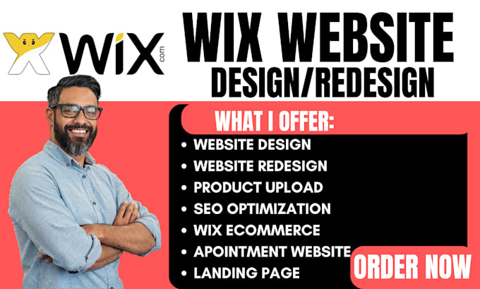 Gig Preview - Do wix design or redesign a business wix online store