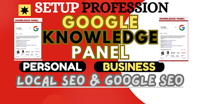 Gig Preview - Create verified google panel, knowledge panel for credibility and notability