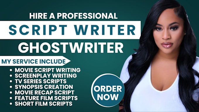 Gig Preview - Write your movie script, screenplay, feature film, film script, script writing