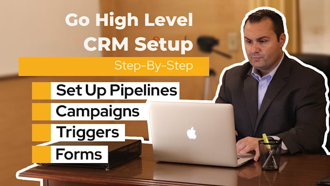 Gig Preview - Setup gohighlevel sales funnel CRM automation gohighlevel email marketing