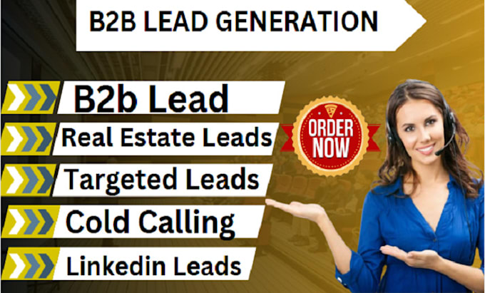 Gig Preview - Do targeted b2b lead generation business leads and linkedin leads