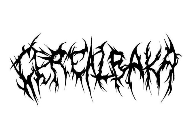 Gig Preview - Draw custom death black metal logo design in 1 day