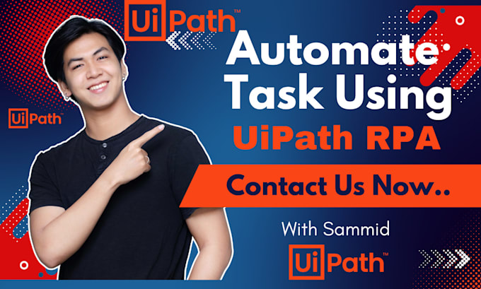 Gig Preview - Automate manual tasks using uipath rpa web desktop automation