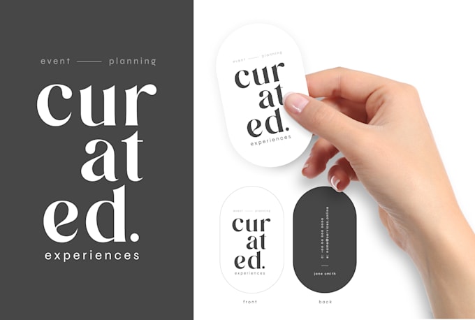 Gig Preview - Design a minimal and elegant logo and business card for you