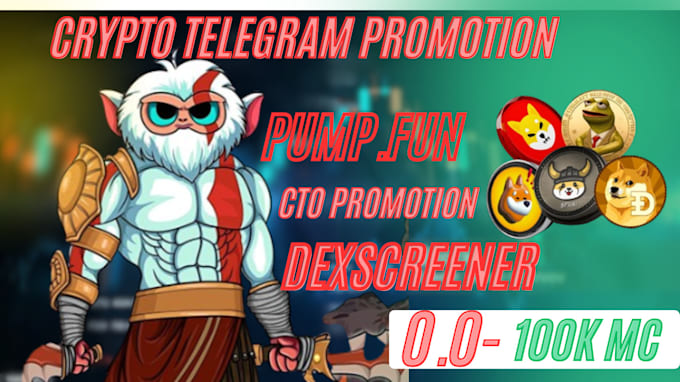 Gig Preview - Grow crypto telegram community, crypto investor x twitter engager, cto promotion