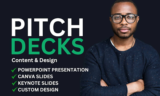 Gig Preview - Design and redesign powerpoint presentation canva pitch deck keynote slides