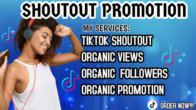 Gig Preview - Grow and promote your tik tok account with shoutout and blog features