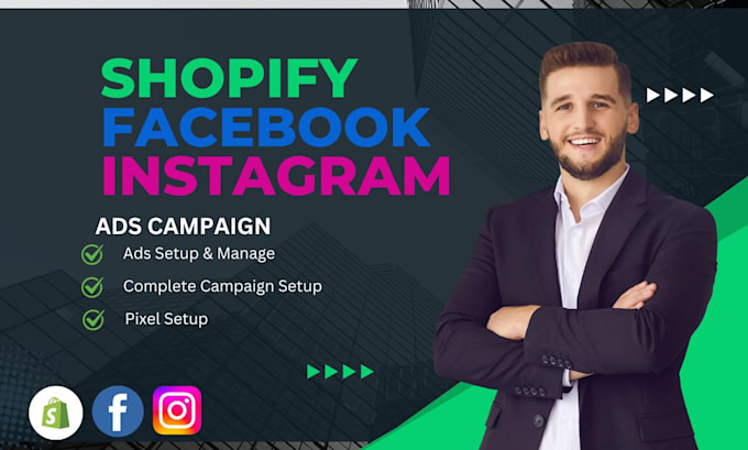 Gig Preview - Run shopify facebook ads campaign, instagram ads for lead and sale