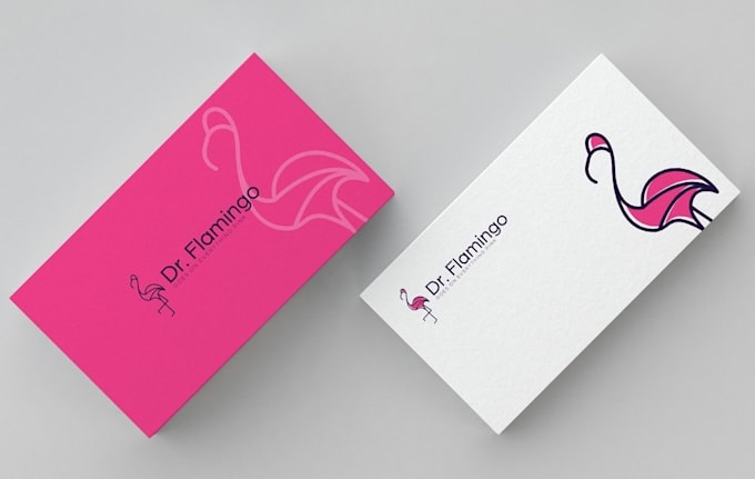 Gig Preview - Design a minimalist flamingo logo for your healthcare center