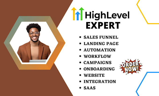 Gig Preview - Build your gohighlevel salesfunnels clickfunnel website automation