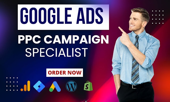 Gig Preview - Be your google adwords expert search ads ppc campaign specialist to improve ROI