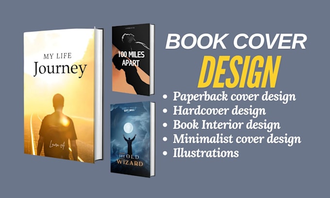 Gig Preview - Do a professional book cover, paperback, ebook cover, hardcover and dust jacket