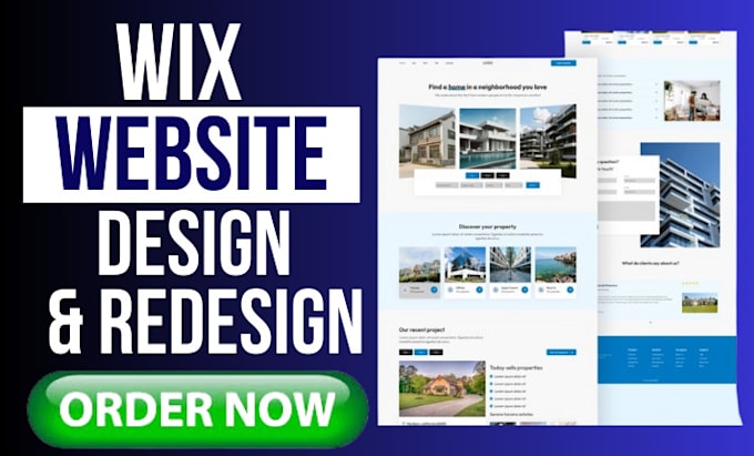 Gig Preview - Design wix website redesign wix website