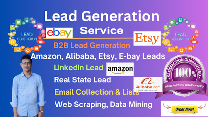 Gig Preview - Do b2b lead generation and verified email list, targeted business contacts