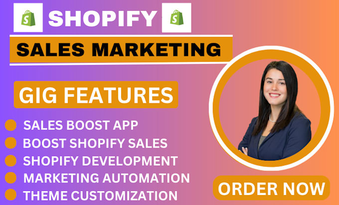 Gig Preview - Promote shopify store, sales funnel, or shopify marketing to boost shopify sales