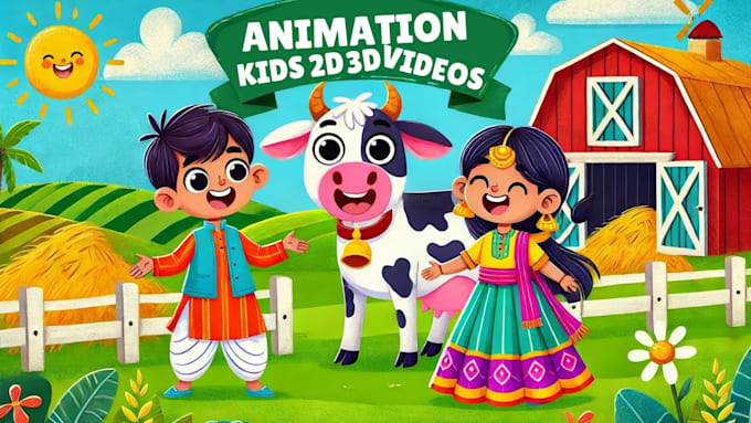 Bestseller - do hq 2d 3d kids animation learning videos