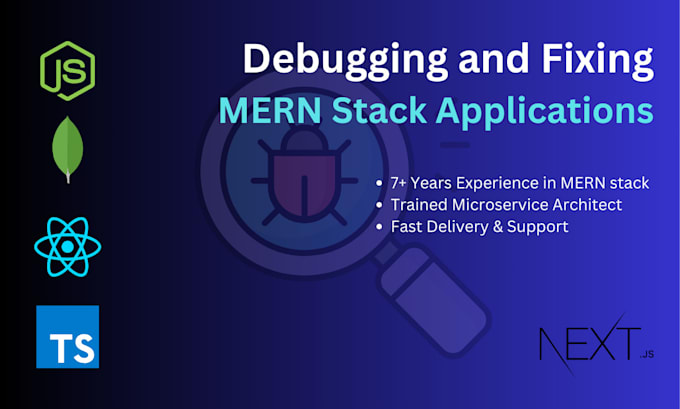 Bestseller - debug and fix nodejs react and nextjs applications
