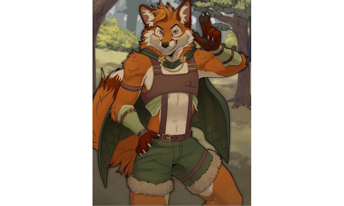 Gig Preview - Draw furry art fursona original character design anthro sfw nsfw oc artwork