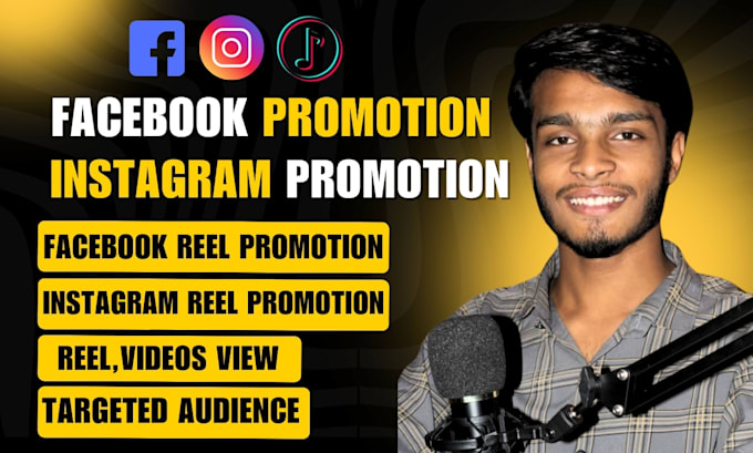 Gig Preview - Do facebook, instagram and tiktok reels organic promotion in USA