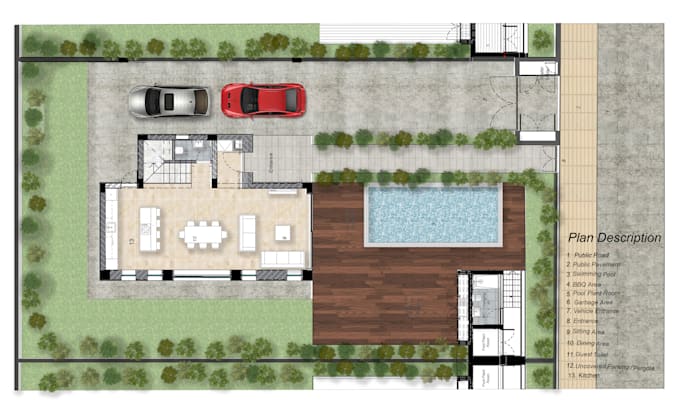 Gig Preview - Do architectural site plan, real estate plan and render