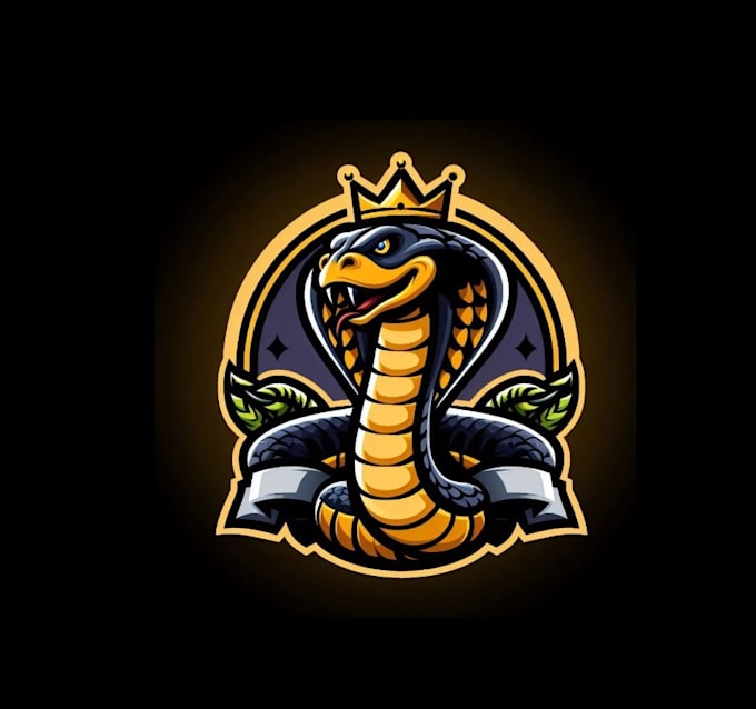 Gig Preview - Design high quality crown snake mascot logo with unlimited revision