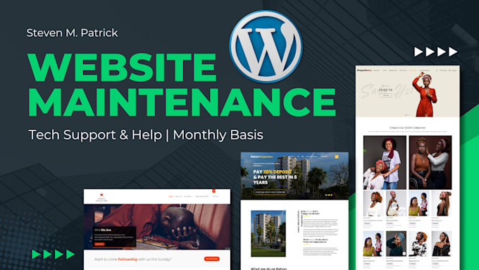 Gig Preview - Provide ultimate maintenance and support for your  wordpress website