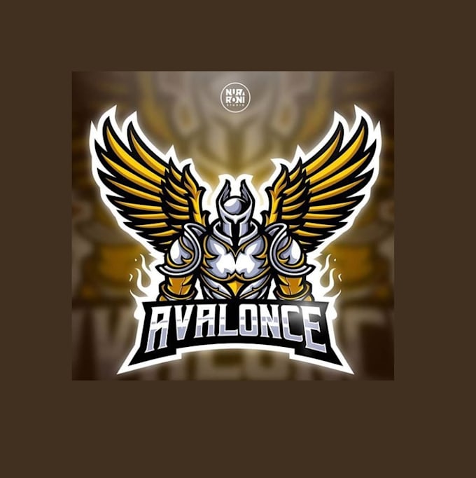 Gig Preview - Design high quality guardian warrior angel mascot logo with express delivery