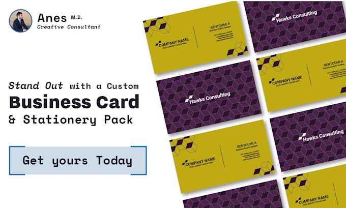 Gig Preview - Design a professional business card and complete stationery pack