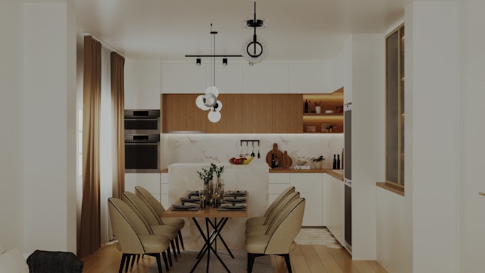 Gig Preview - Make you a modern and functional custom kitchen