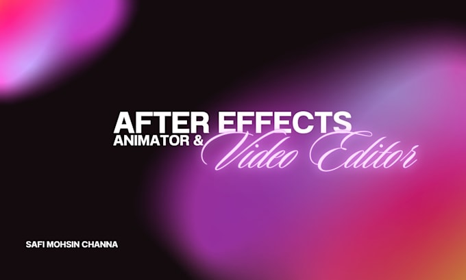 Gig Preview - Create custom animated videos for social media in adobe after effects