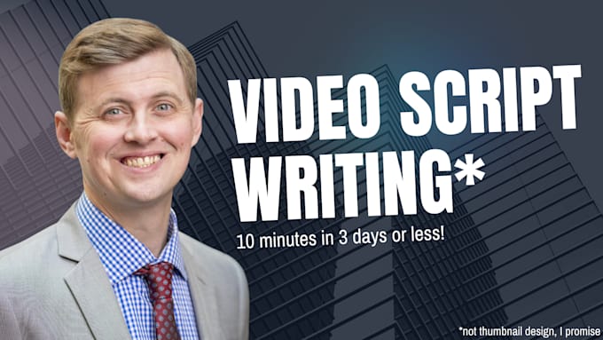 Gig Preview - Write a clear, easy to read script for your instructional video