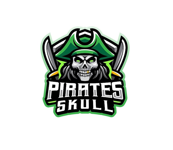 Gig Preview - Design high quality pirates mascot gaming logo with fastest delivery