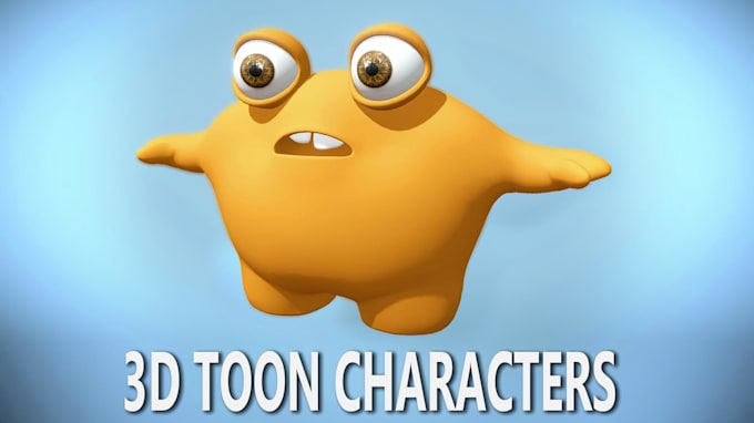 Gig Preview - 3d model toon mascots for commercials and business branding