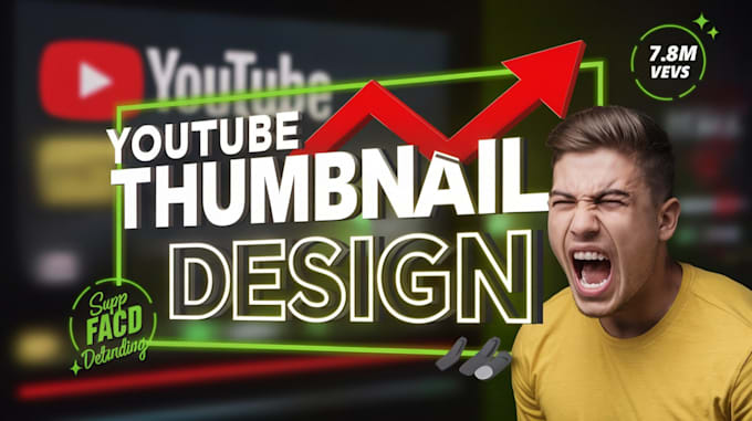 Gig Preview - Design eye catching youtube thumbnails for more clicks