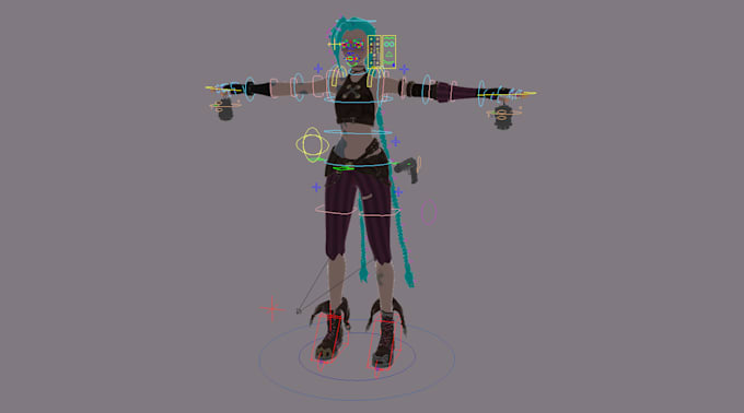 Gig Preview - Rig 3d character in maya for animation