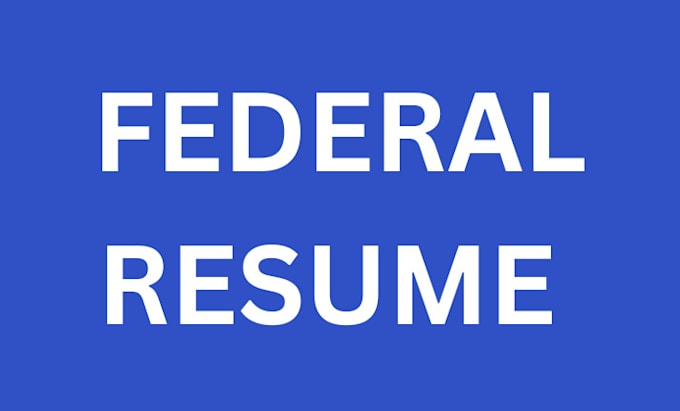 Gig Preview - Write a federal resume or usajobs resume for government or nonprofits