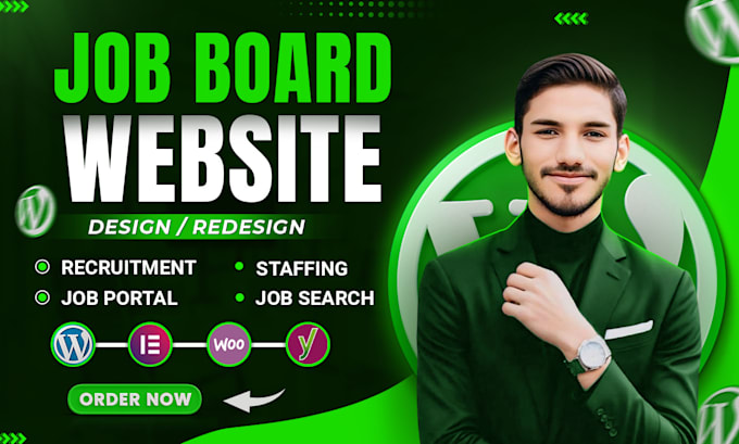 Gig Preview - Do job portal, job board, staffing or recruitment website for your business