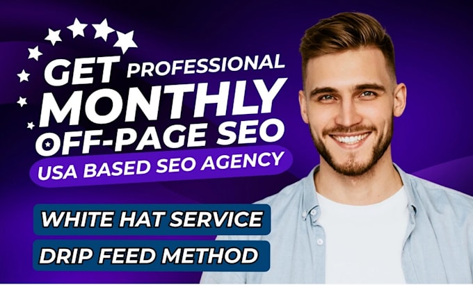 Gig Preview - Complete website monthly link building via high authority dofollow SEO backlinks