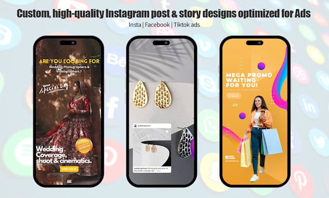 Gig Preview - Design creative insta story or post ads video