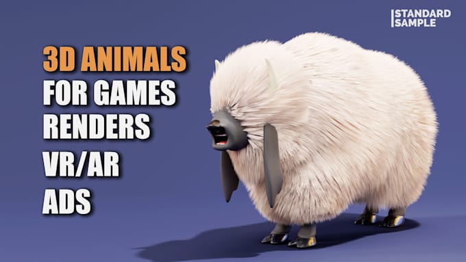 Gig Preview - Create stylized 3d animals for unity game