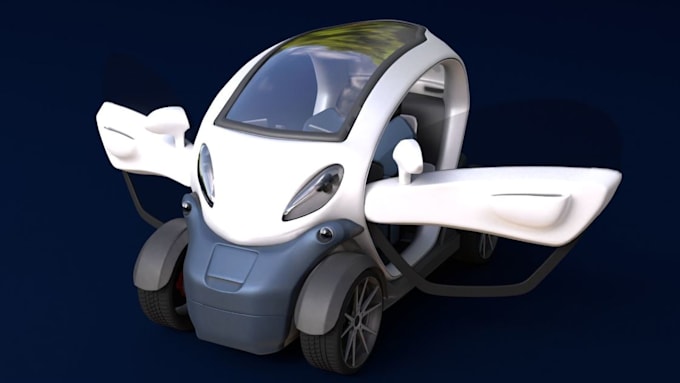 Gig Preview - Craft mini electric vehicle car,3d automotive,wheel,control rig,racing sport car