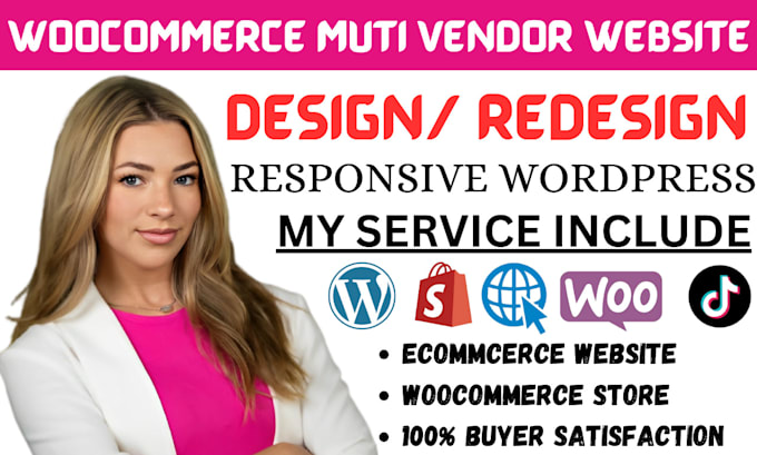 Gig Preview - Develop woocommerce store multi vendor ecommerce website, dropshipping business