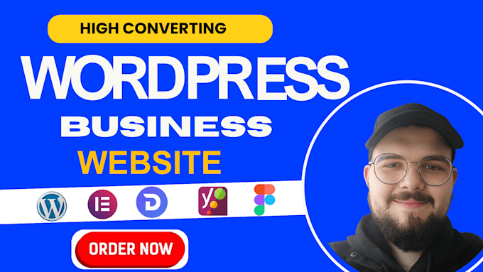 Gig Preview - Create a custom business wordpress website design redesign wordpress development