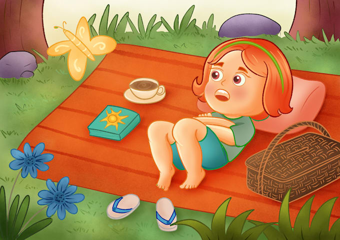 Bestseller - working on childrens book drawings