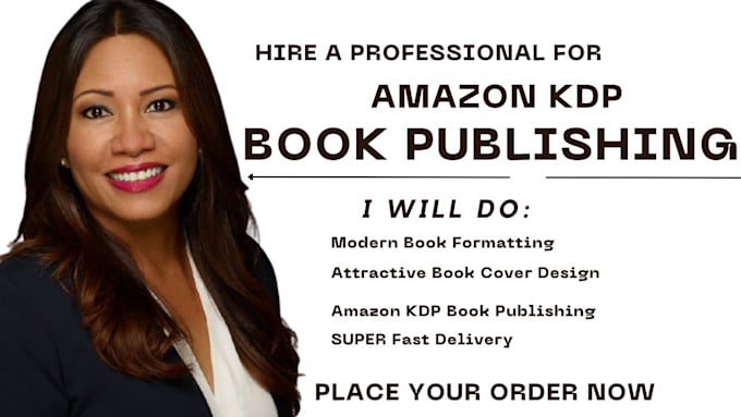 Gig Preview - Do amazon kdp book publishing, book formatting for amazon KDP, book cover design