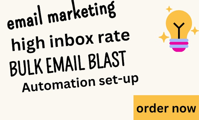 Gig Preview - Send bulk emails, klaviyo blast campaign for your business