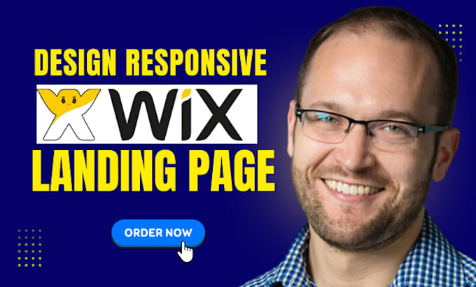 Gig Preview - Design responsive wix landing page and build wix website or redesign website